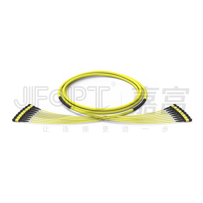G657A1 Bükülmeye Duyarsız MPO Fiber Optik Kablo 96 Çekirdek 8 Ünite 12 Fiber Tek Modlu OS2 Düşük Kayıp