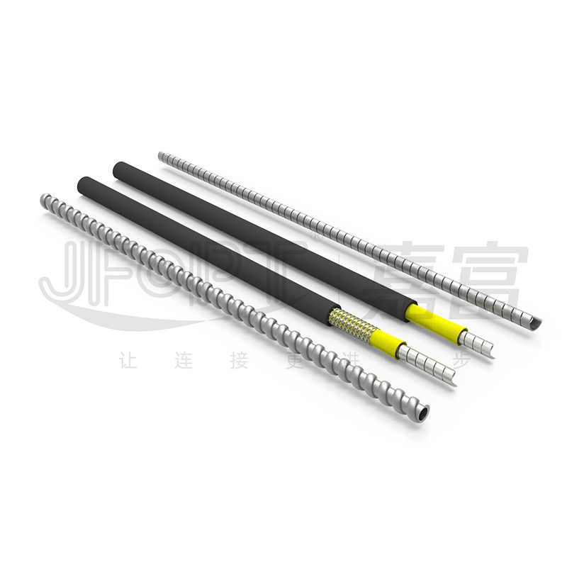 201 304 SS Kapalı Zırhlı Fiber Optik Kablo Furcation İçin Darbe Çekme Bükülmeye Dirençli
