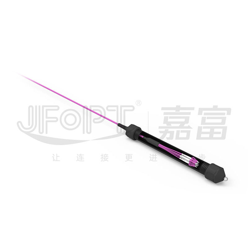 MPO MTP Kapalı Zırhlı Fiber Optik Kablo Zırhlı Yama Kablosu 3.0mm 3.5mm 4.0mm