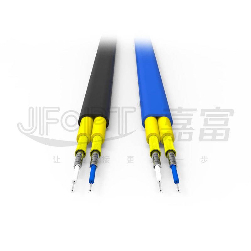 Spiral Tüplü Zırhlı Zırhlı Çift Çekirdekli Fiber Optik Kablo 3.0mm Alt Kablo