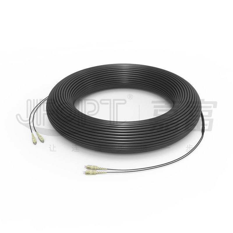 Önceden Sonlandırılmış BBU RRU için Çok Fiber Taktik Fiber Optik Kablo Zırhlı FTTA Kablosu