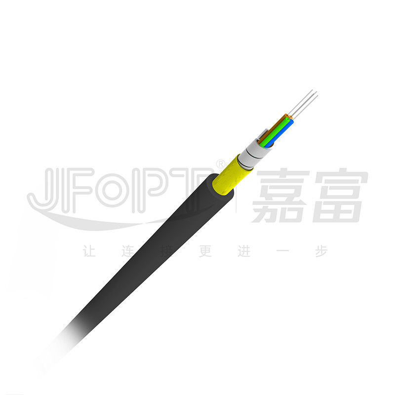Tek Zırhlı Taktik Fiber Optik Kablo 2 4 6 8 Fiber Askeri Taktik Kablo