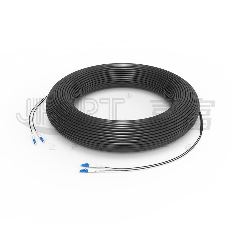 Tek Zırhlı Taktik Fiber Optik Kablo 2 4 6 8 Fiber Askeri Taktik Kablo