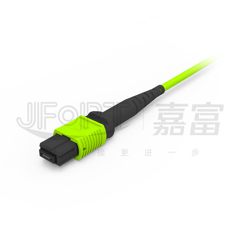 96 Çekirdek 12 Fiber MPO Fiber Jumper 8 Adet OM5 50/125 Çok Modlu Yüksek Bant Genişliği