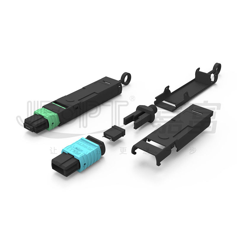 Tek Modlu MTP Yama Kablosu 12 Çekirdek 6 Kanal Fiber Optik Geri Döngü Adaptörü