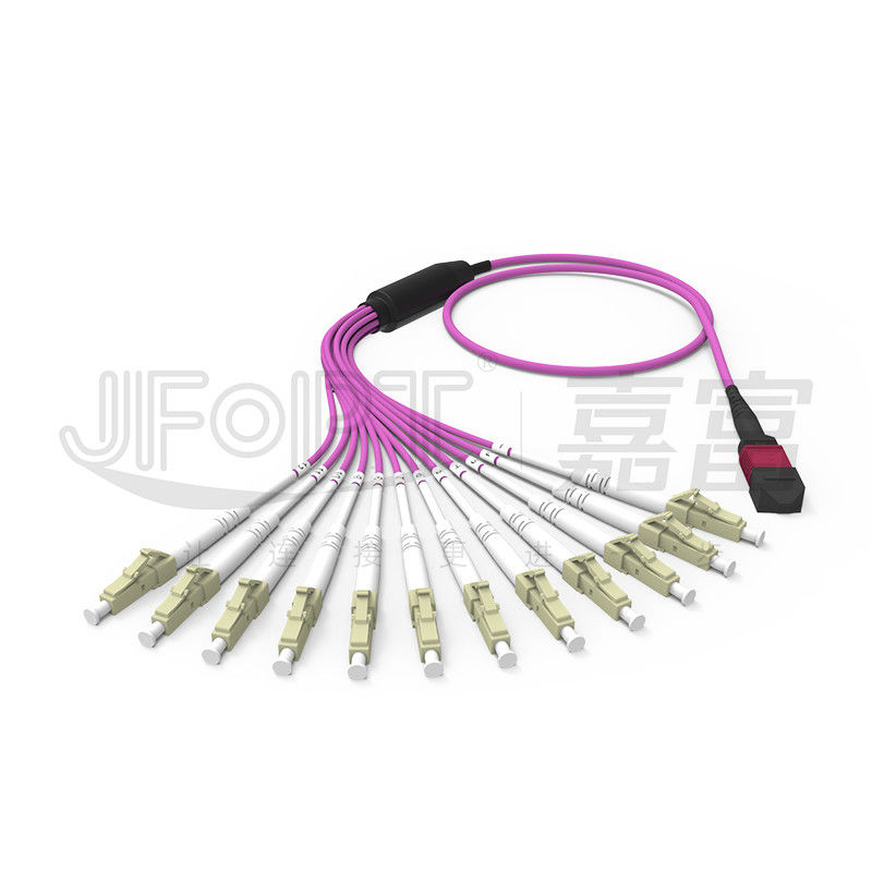 MPO-LC 3.0 Mini MPO Koparma Kablosu 2.0mm Şube MPO Fiber Yama Kablosu