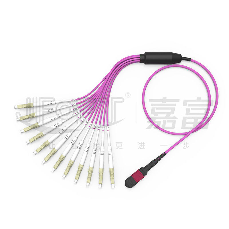 MPO-LC 3.0 Mini MPO Koparma Kablosu 2.0mm Şube MPO Fiber Yama Kablosu
