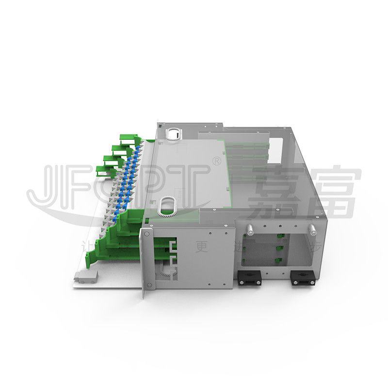 3U 48 Çekirdekli ODF SC SX ve FC SX Fiber Optik Dağıtım Çerçevesi