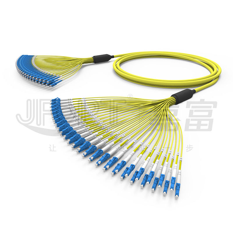 LC-SC Paketi Önceden Sonlandırılmış Fiber Optik Kablo 48 Çekirdek 2,0 mm Kol G652D G657A1