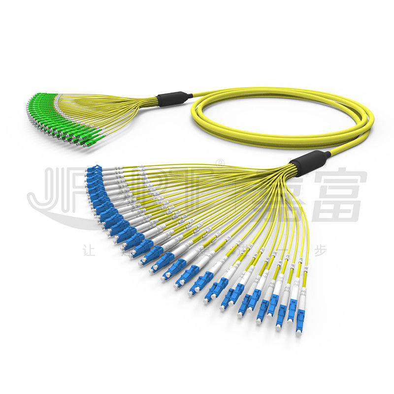 LC-SC Paketi Önceden Sonlandırılmış Fiber Optik Kablo 48 Çekirdek 2,0 mm Kol G652D G657A1