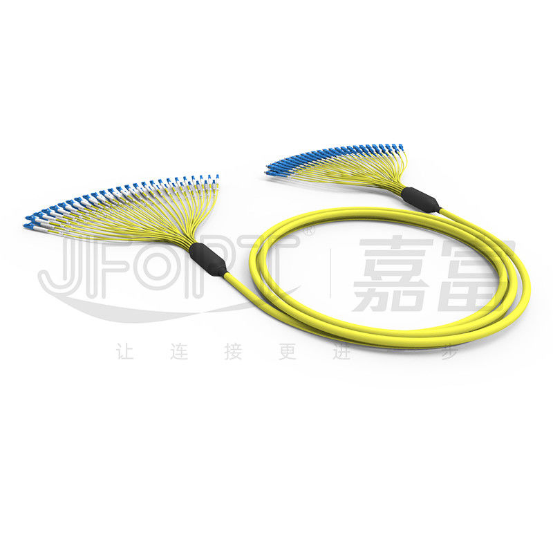 LC-SC Paketi Önceden Sonlandırılmış Fiber Optik Kablo 48 Çekirdek 2,0 mm Kol G652D G657A1