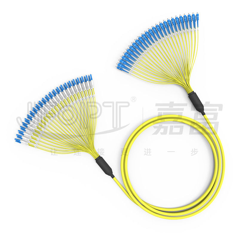 LC-SC Paketi Önceden Sonlandırılmış Fiber Optik Kablo 48 Çekirdek 2,0 mm Kol G652D G657A1