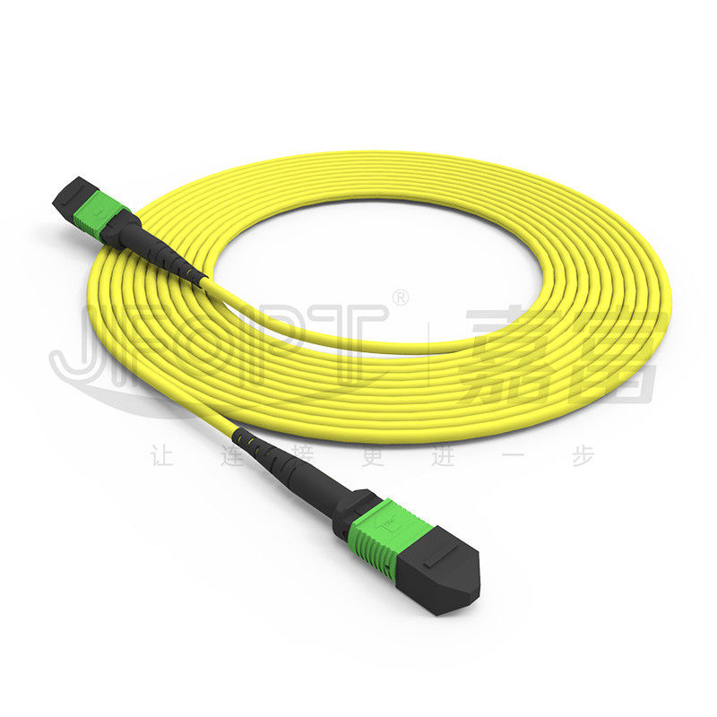 12 çekirdekli MPO Kök Kablo Patch Kablosu Tek Modlu G657A1/G657A2 3.0 LSZH A/B Polarite Dönüşümü