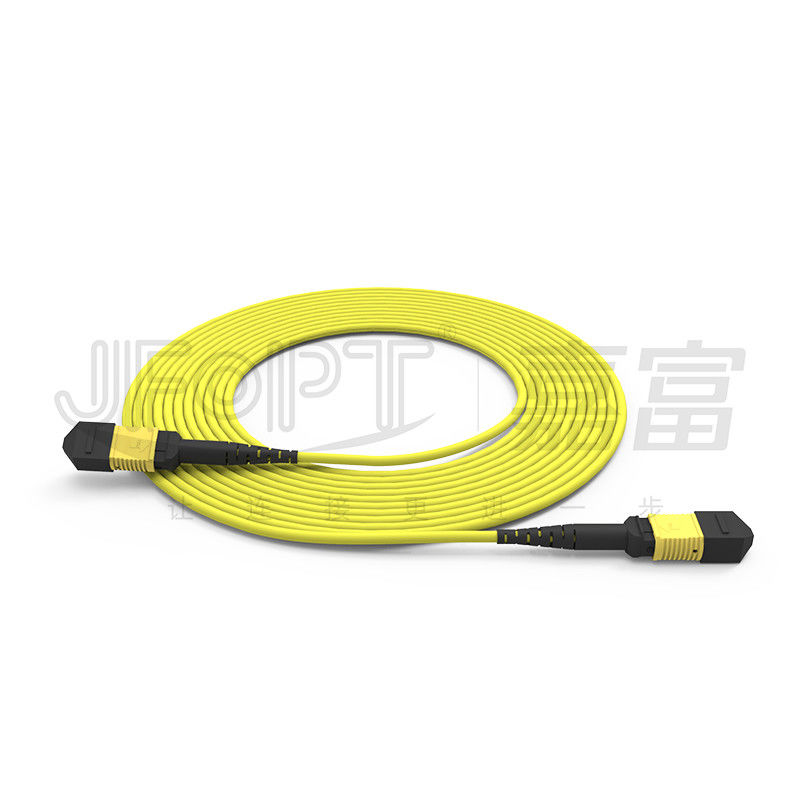 12 çekirdekli MPO gövde kablosu LSZH 2.0mm/3.0mm düşük kaybı tek boru mini kablosu MPO yama kablosu