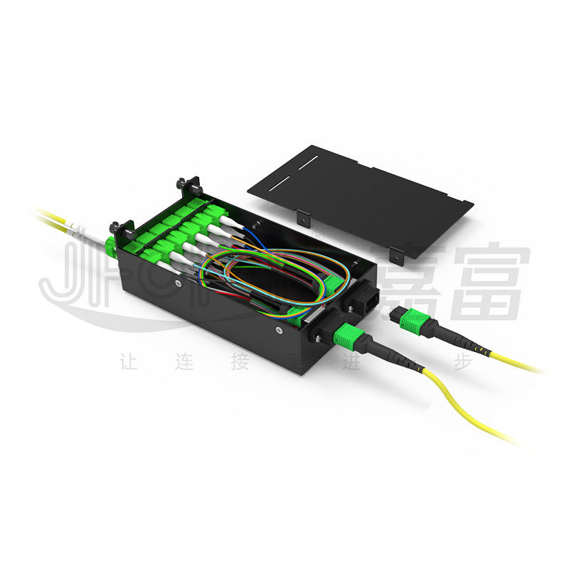 MPO-LC 0.9mm 12Cores Breakout Kablo Özel Uzunluk SM G657a1 Fiber Multi fiber Module Box Adaptörü Patch Cord